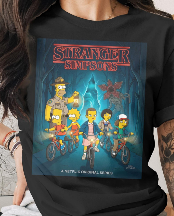 Stranger Simpsons T-Shirt, Sweatshirt, Hoodie – Stranger Things Merch