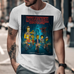 Stranger Simpsons T-Shirt, Sweatshirt, Hoodie – Stranger Things Merch