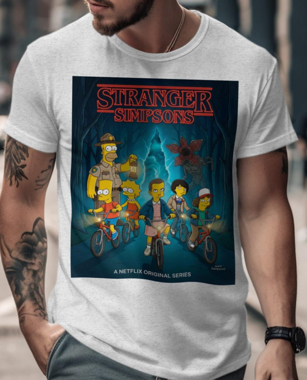 Stranger Simpsons T-Shirt, Sweatshirt, Hoodie – Stranger Things Merch
