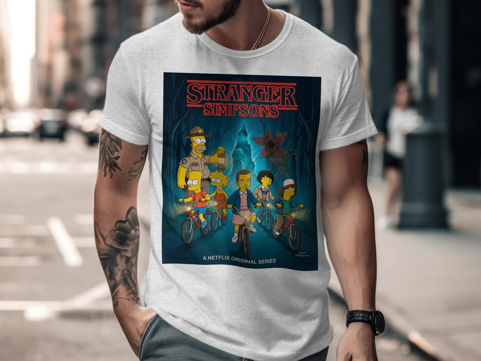 Stranger Simpsons T-Shirt, Sweatshirt, Hoodie – Stranger Things Merch Stranger Simpsons T-Shirt, Sweatshirt, Hoodie – Stranger Things Merch