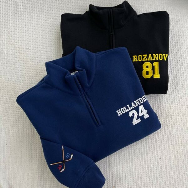 Hollander Rozanov Hockey Quatar-zip Sweatshirt – Heated Rivalry Merch