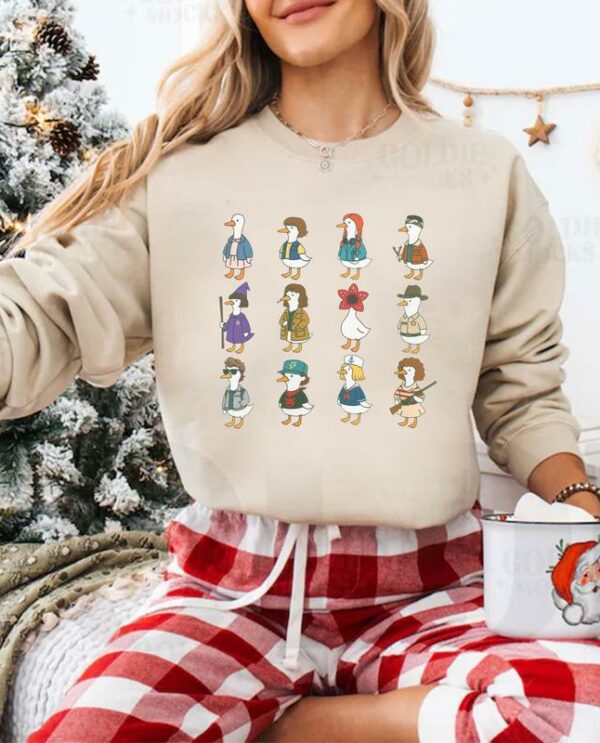 Funny Stranger Characters Goose Shirt, Sweatshirt, Hoodie – Stranger Things Merch