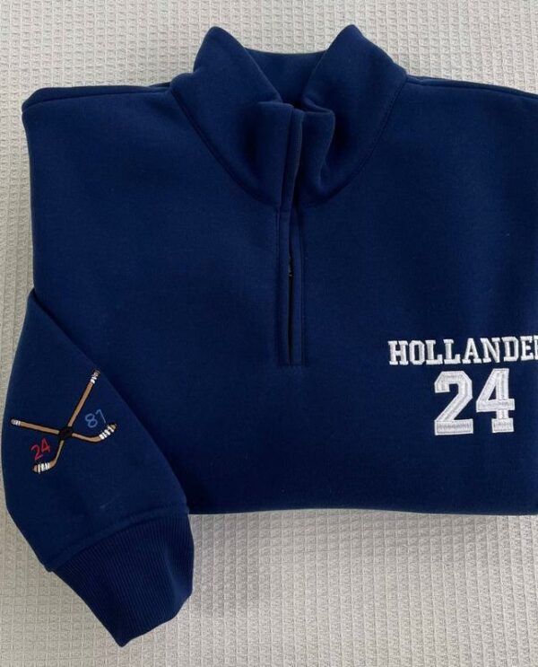 Hollander Rozanov Hockey Quatar-zip Sweatshirt – Heated Rivalry Merch