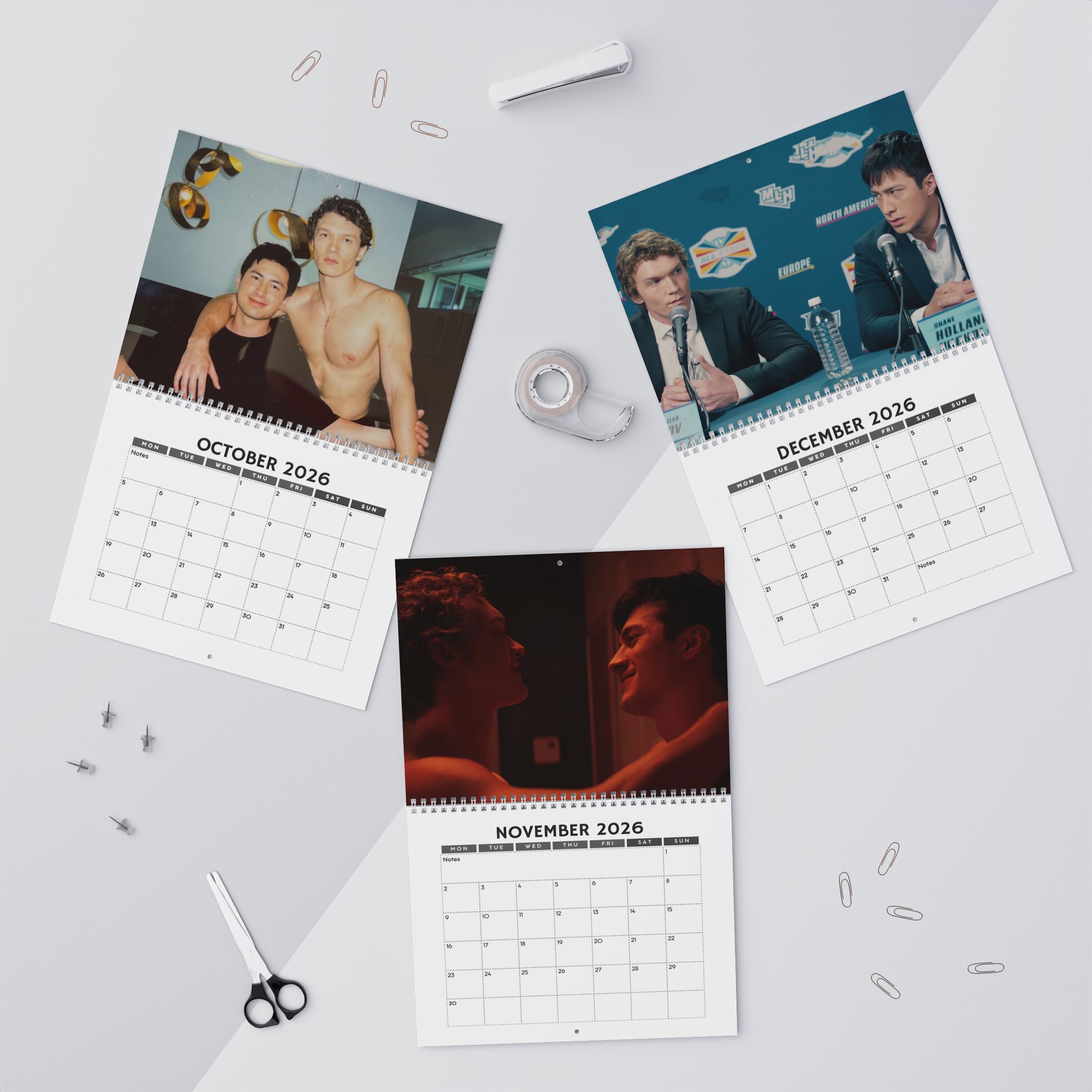 Heated Rivalry 2026 Calendar – Hollander and Rozanov Heated Rivalry 2026 Calendar – Hollander and Rozanov