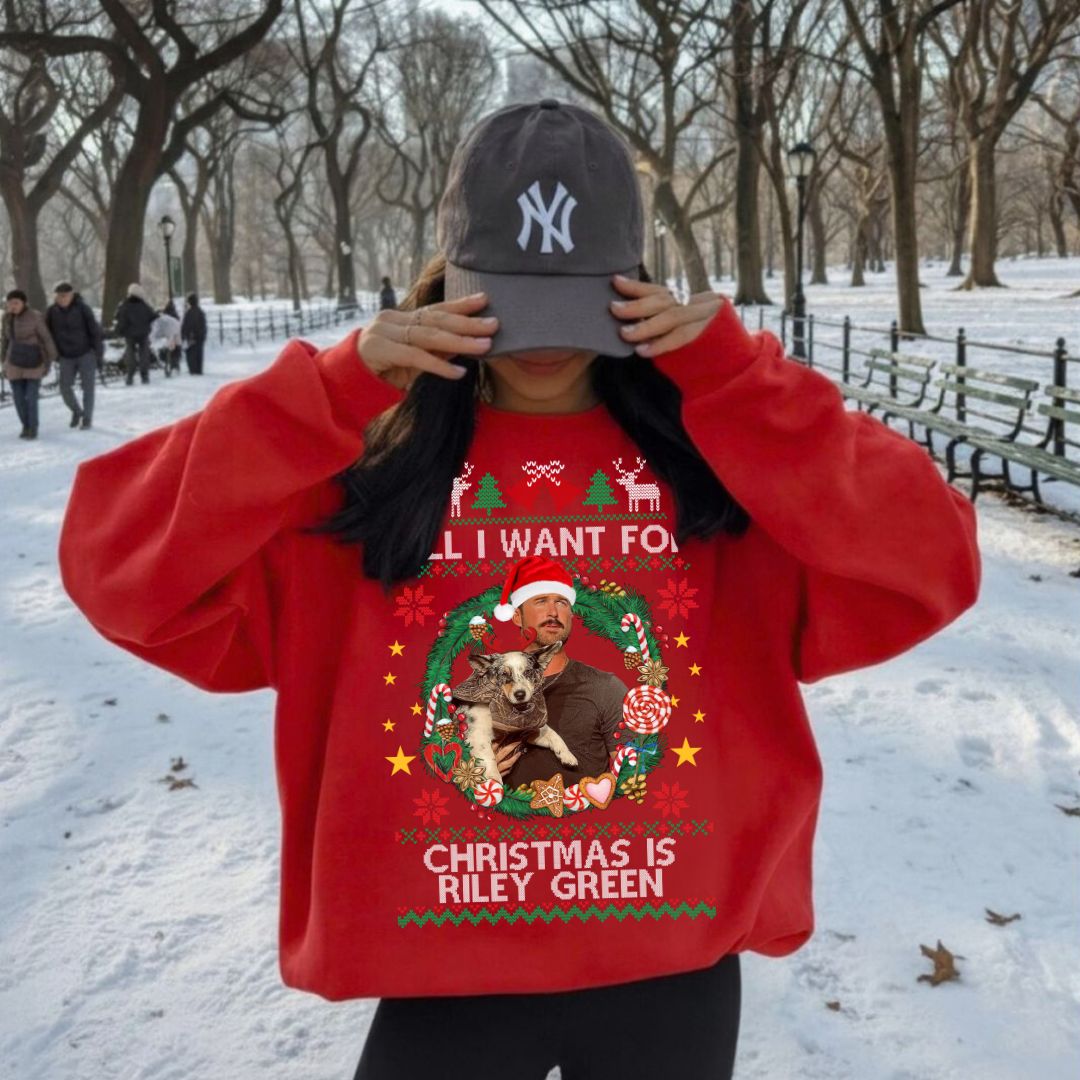All I Want For Christmas Is Riley Green T-Shirt, Sweatshirt, Hoodie All I Want For Christmas Is Riley Green T-Shirt, Sweatshirt, Hoodie