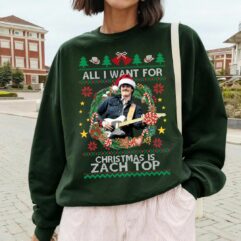 All I Want For Christmas Is Zach Top T-Shirt, Sweatshirt, Hoodie