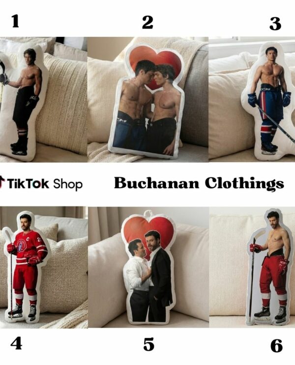 Heated Rivalry Pillow – Ilya and Shane Merch