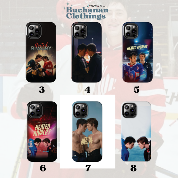 8 Design Of Heated Rivalry Tough Phone Case, Hollanov Phone Case – Movie Merch
