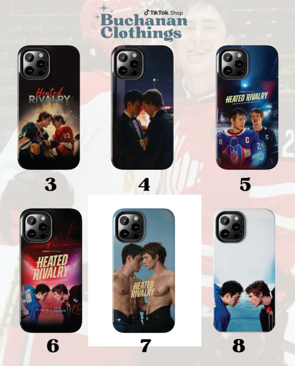 8 Design Of Heated Rivalry Tough Phone Case, Hollanov Phone Case – Movie Merch