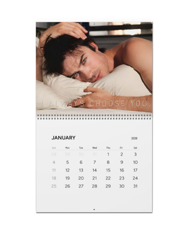 Vampire Diaries – Damon Salvatore 2026 Calendar