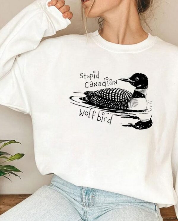 Stupid Canadian Wolf Bird T Shirt, Sweatshirt, Hoodie – Heated Rivalry Merch