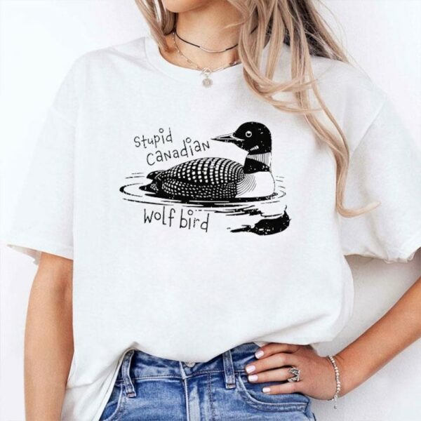 Stupid Canadian Wolf Bird T Shirt, Sweatshirt, Hoodie – Heated Rivalry Merch