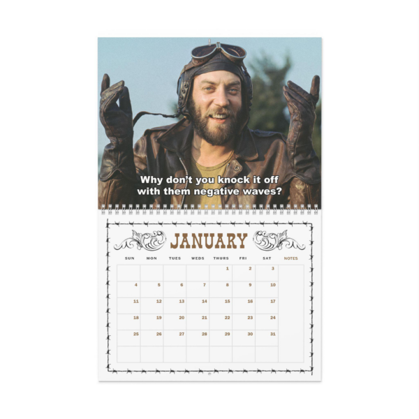 Kelly Heroes Calendar 2026 Classic Movies Wall Calendar