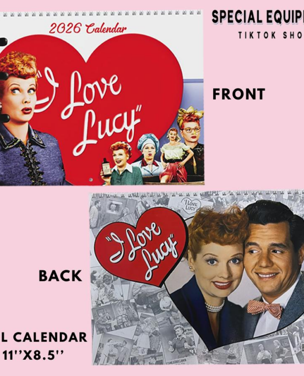I Love Lucy 2026 Calendar – Classic TV Lover Gift