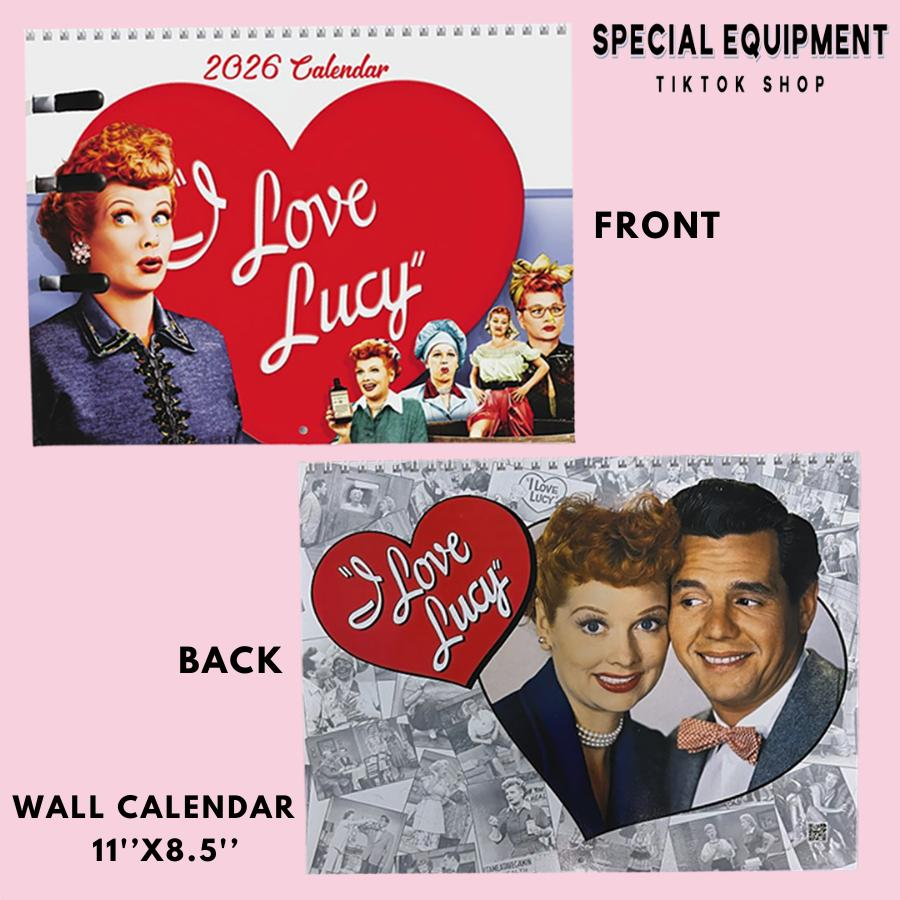 I Love Lucy 2026 Calendar – Classic TV Lover Gift I Love Lucy 2026 Calendar – Classic TV Lover Gift