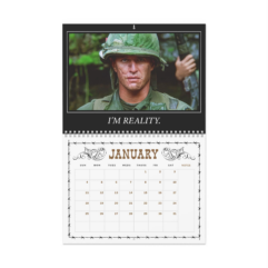 Platoon Movie 2026 Calendar – Classic Military Movie Wall Calendar