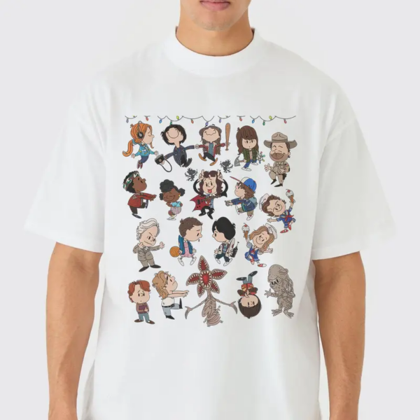 Cute Stranger Things Character Chibi Art Style T-Shirt, Sweatshirt, Hoodie – Stranger Things Merch