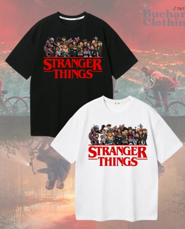 Ver2 Stranger Things Character Chibi Art Style T-Shirt, Sweatshirt, Hoodie – Stranger Things Merch
