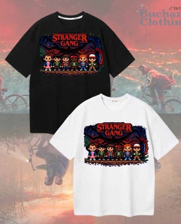 Cute Stranger Things Character Minecraft Style T-Shirt, Sweatshirt, Hoodie – Stranger Things Merch