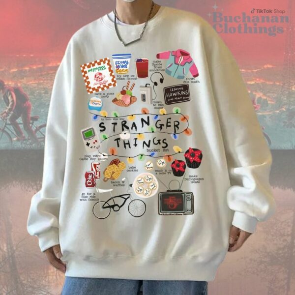 Cute Stranger Things Art Style T-Shirt, Sweatshirt, Hoodie – Stranger Things Merch