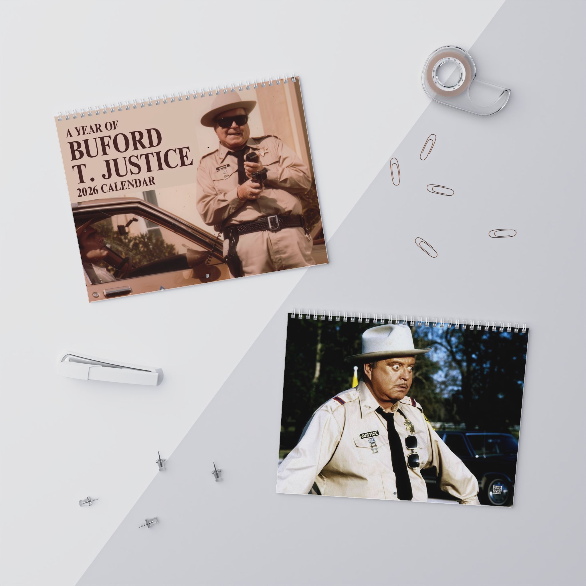 Buford T. Justice 2026 Calendar with Famous Quotes Buford T. Justice 2026 Calendar with Famous Quotes