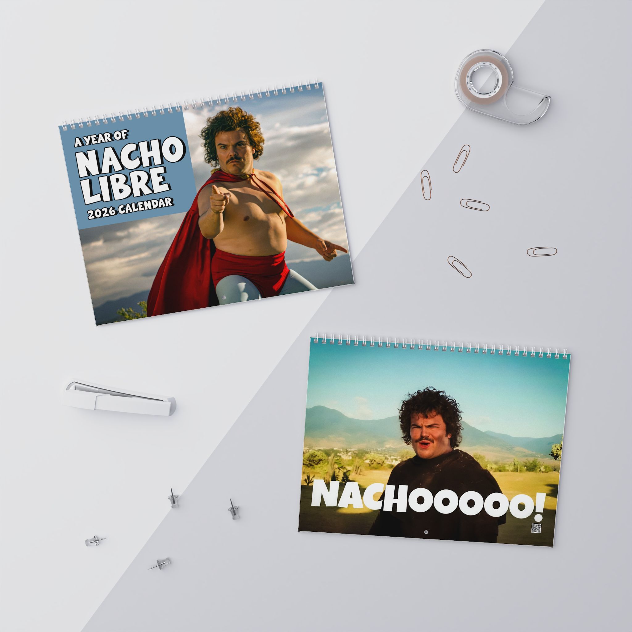 Nacho Libre 2026 Calendar with Famous Quotes Nacho Libre 2026 Calendar with Famous Quotes