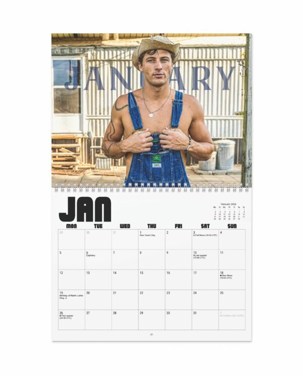 Robert Rausch 2026 Calendar – Classic TV Lover Gift – Love Island Merch