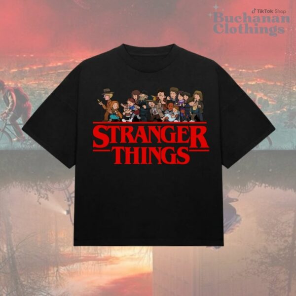 Vintage Stranger Things Chibi Art Style T-Shirt, Sweatshirt, Hoodie – Stranger Things Merch