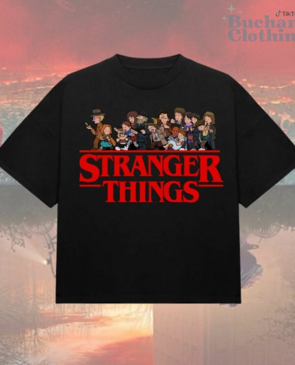 Vintage Stranger Things Chibi Art Style T-Shirt, Sweatshirt, Hoodie – Stranger Things Merch