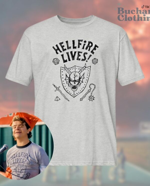 Vintage Hellfire Lives T-Shirt, Sweatshirt, Hoodie – Stranger Things Merch