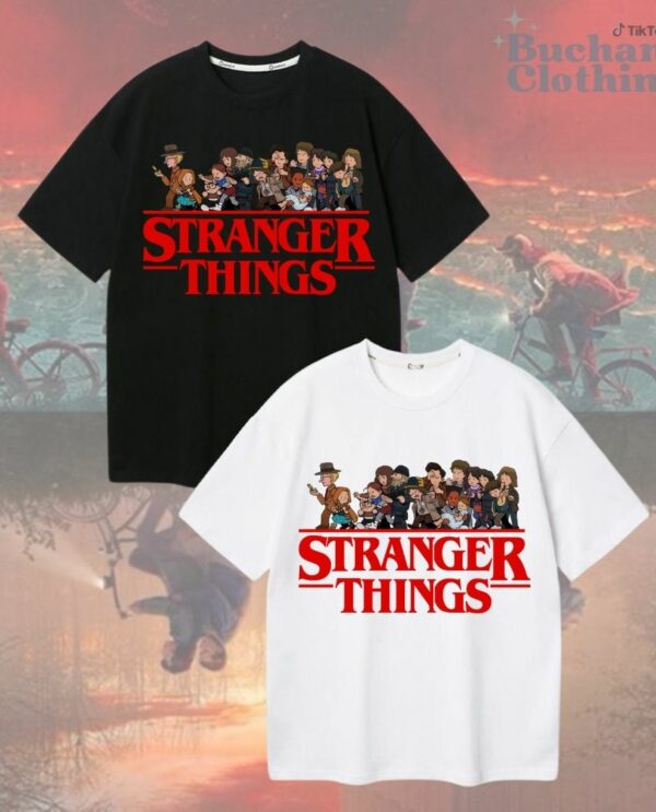 Vintage Stranger Things Chibi Art Style T-Shirt, Sweatshirt, Hoodie – Stranger Things Merch