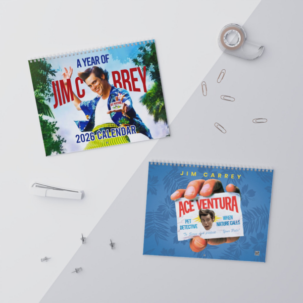 Jim Carrey 2026 Calendar – Ace Ventura Pet Ditective Movie Merch