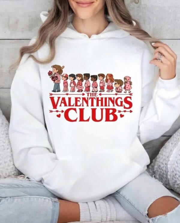 The Valenthings Club T-Shirt, Sweatshirt, Hoodie – Stranger Things Merch