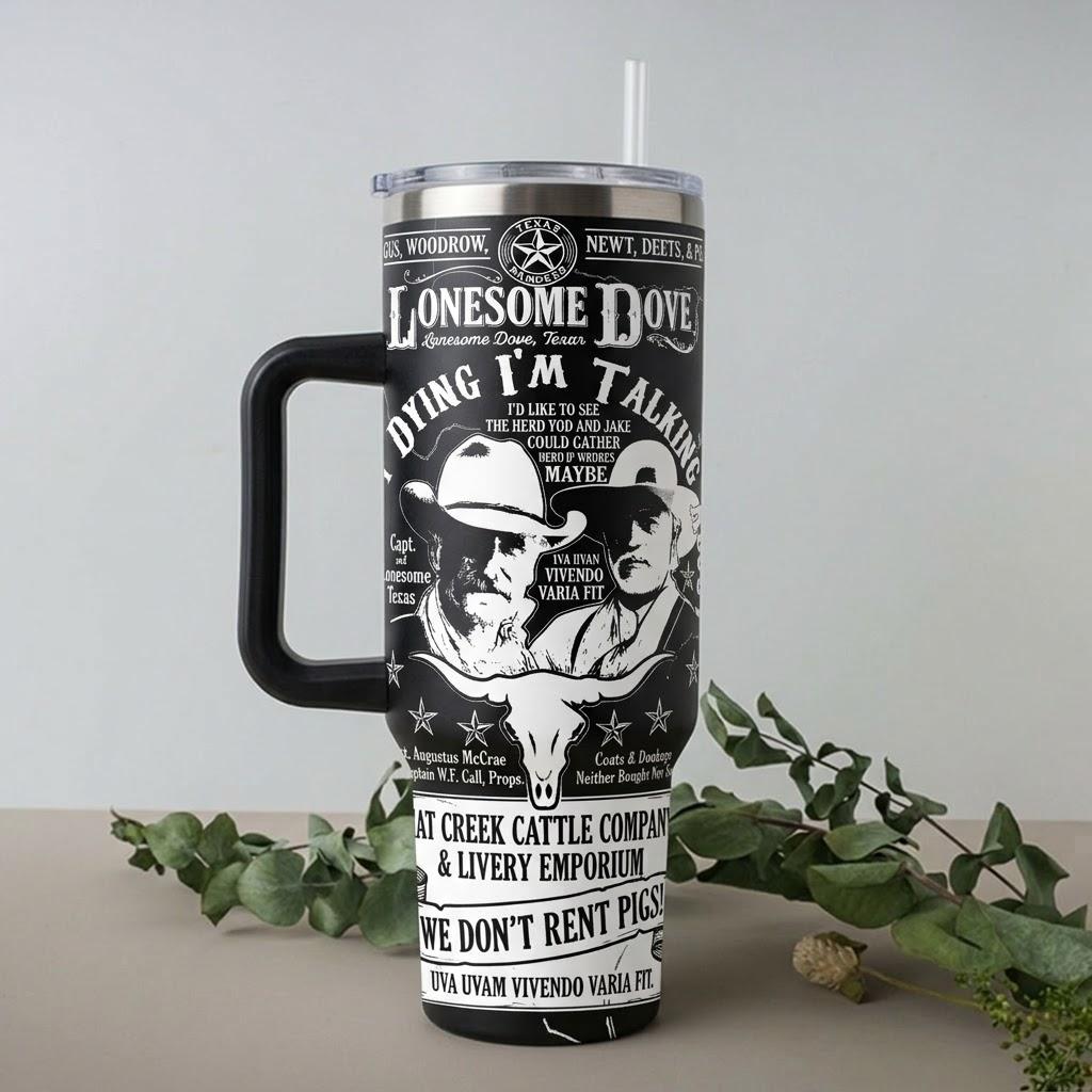 Lonesome Dove 20/40oz Tumbler – Movie Merch Lonesome Dove 20/40oz Tumbler – Movie Merch