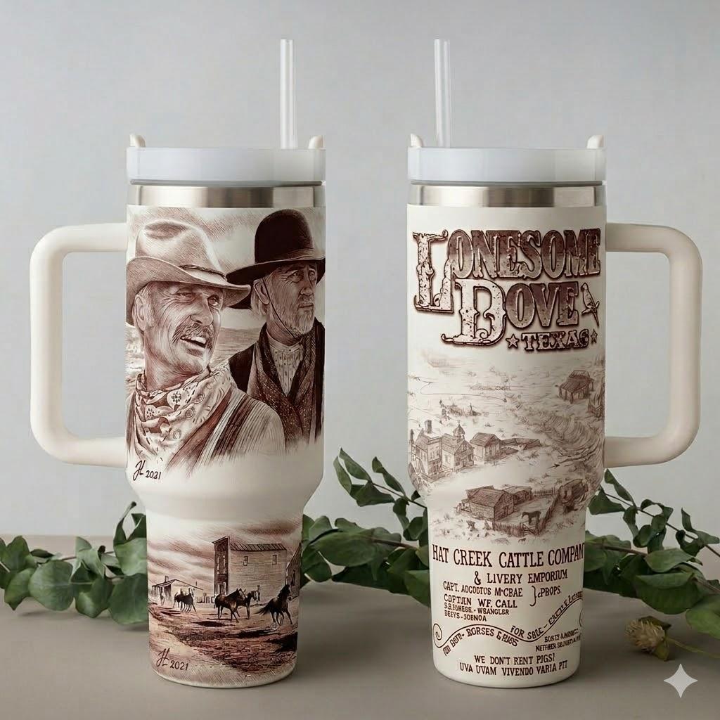 Lonesome Dove 20/40oz Tumbler – Movie Merch Lonesome Dove 20/40oz Tumbler – Movie Merch