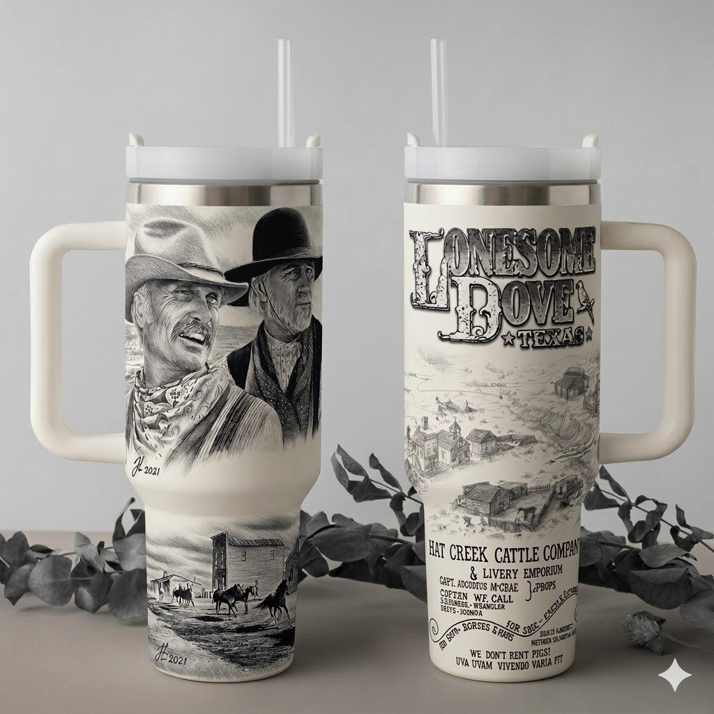 Lonesome Dove 20/40oz Tumbler – Movie Merch Lonesome Dove 20/40oz Tumbler – Movie Merch