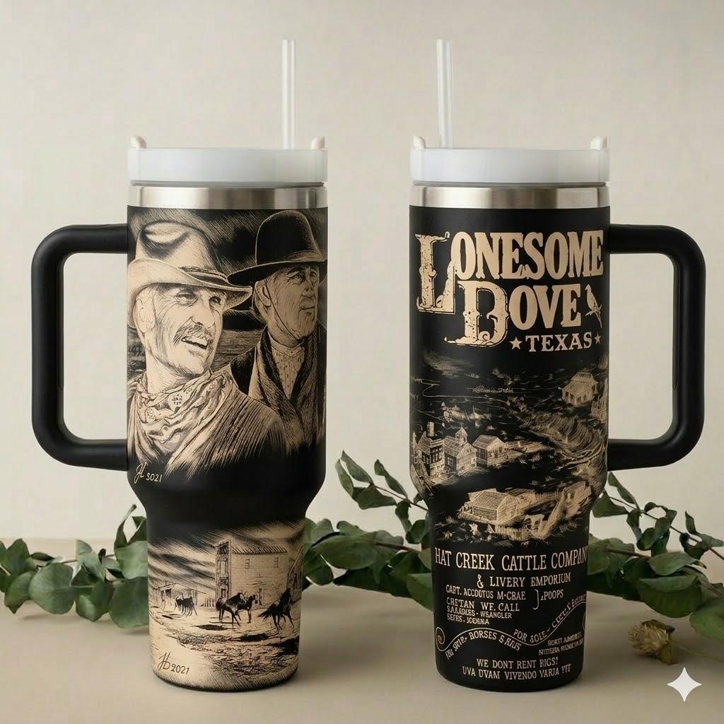 Lonesome Dove 20/40oz Tumbler – Movie Merch Lonesome Dove 20/40oz Tumbler – Movie Merch