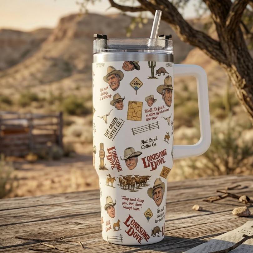 Lonesome Dove 20/40oz Tumbler – Movie Merch Lonesome Dove 20/40oz Tumbler – Movie Merch