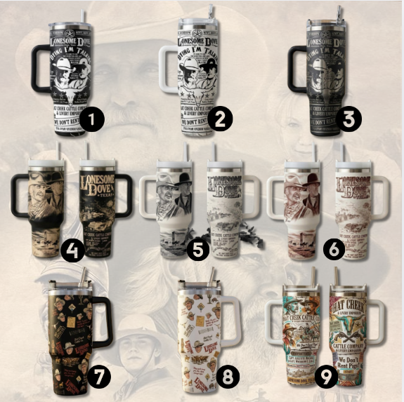Lonesome Dove 20/40oz Tumbler – Movie Merch