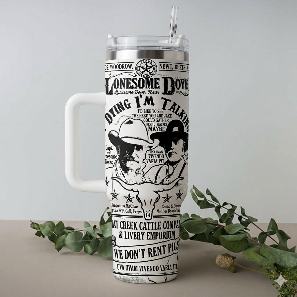 Lonesome Dove 20/40oz Tumbler – Movie Merch Lonesome Dove 20/40oz Tumbler – Movie Merch