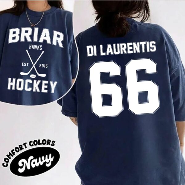 Briar Hockey Shirt, Off-Campus Bootleg, Hockey Romance Shirt, Off Campus Merch- Di Laurentis -Garrett Garham-John Logan-John Tucker