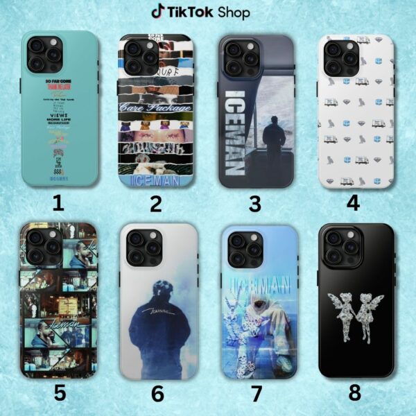 Iceman Album Collage Phone Case, Vintage Rap Graphic Case, Hip Hop Streetwear Aesthetic Cover