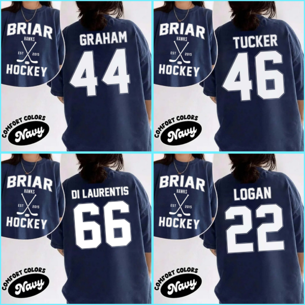 Briar Hockey Shirt, Off-Campus Bootleg, Hockey Romance Shirt, Off Campus Merch- Di Laurentis -Garrett Garham-John Logan-John Tucker