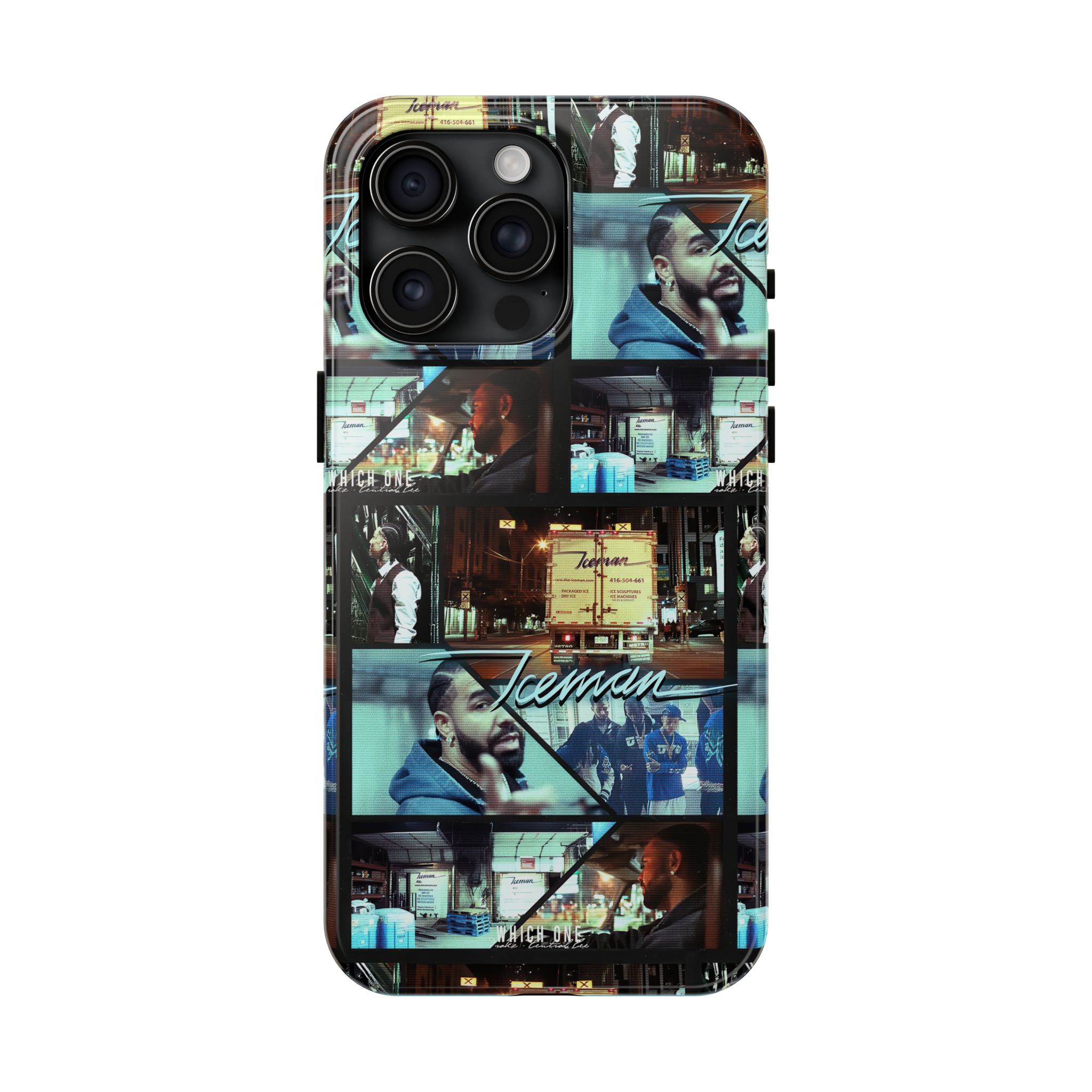 Iceman Album Collage Phone Case, Vintage Rap Graphic Case, Hip Hop Streetwear Aesthetic Cover Iceman Album Collage Phone Case, Vintage Rap Graphic Case, Hip Hop Streetwear Aesthetic Cover