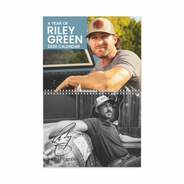 Riley Green 2026 Calendar – Country Music Gift