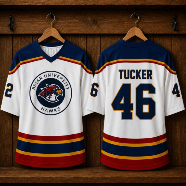 Briar Hockey Jersey, Off-Campus Jersey, Hockey Romance Shirt, Off Campus Merch