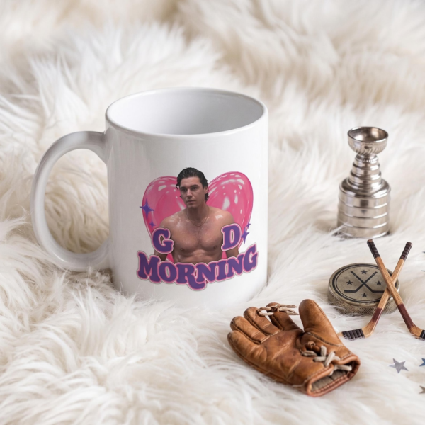 Garret Graham Accent Mug 11oz 15oz, Off-Campus Mug, Hockey Romance Mug, Off Campus Merch