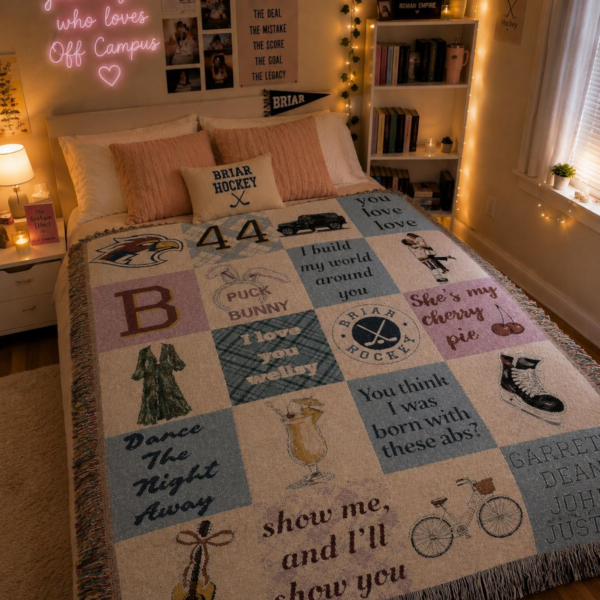 Off Campus Movie Woven Blanket, Off Campus Merch