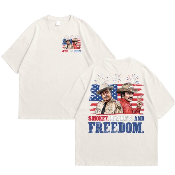 Smokey, Bandit And Freedom 4th Of July T-Shirt
