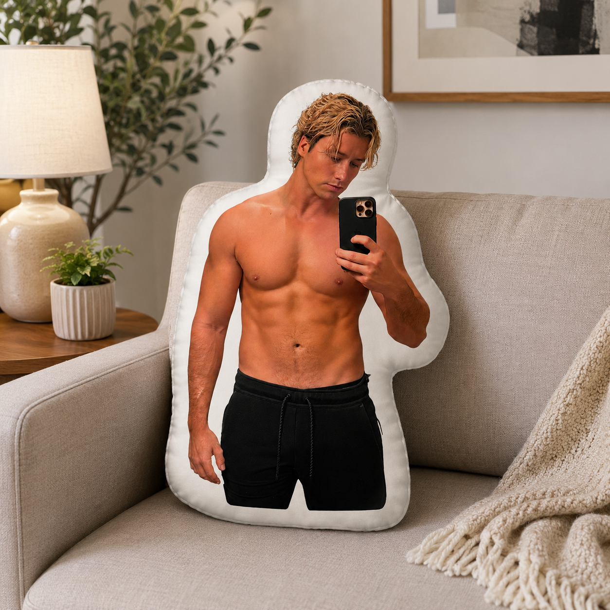 Dean Di Laurentis Ugly Pillow, Off Campus Merch Dean Di Laurentis Ugly Pillow, Off Campus Merch